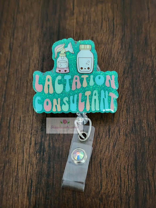 Lactaion consultant badge reel