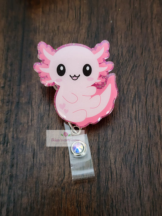 Axolotl Badge Reel