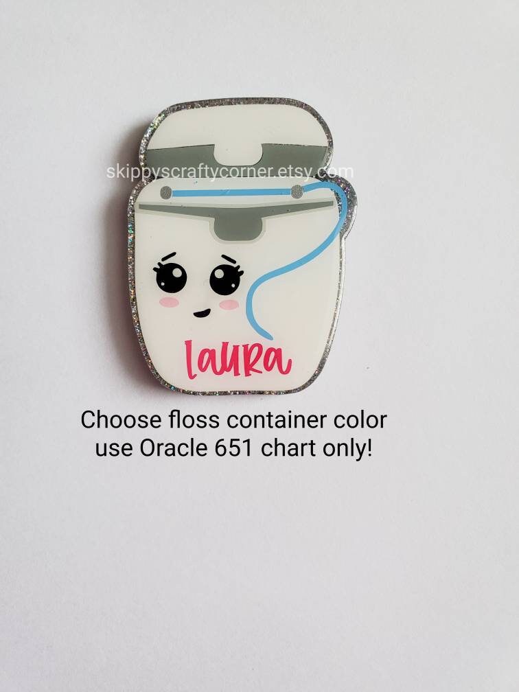 Floss badge reel| dental badge reel| badge holder| badge clip| id holder| dentist badge holder| Dentist gift| personalized badge| badge