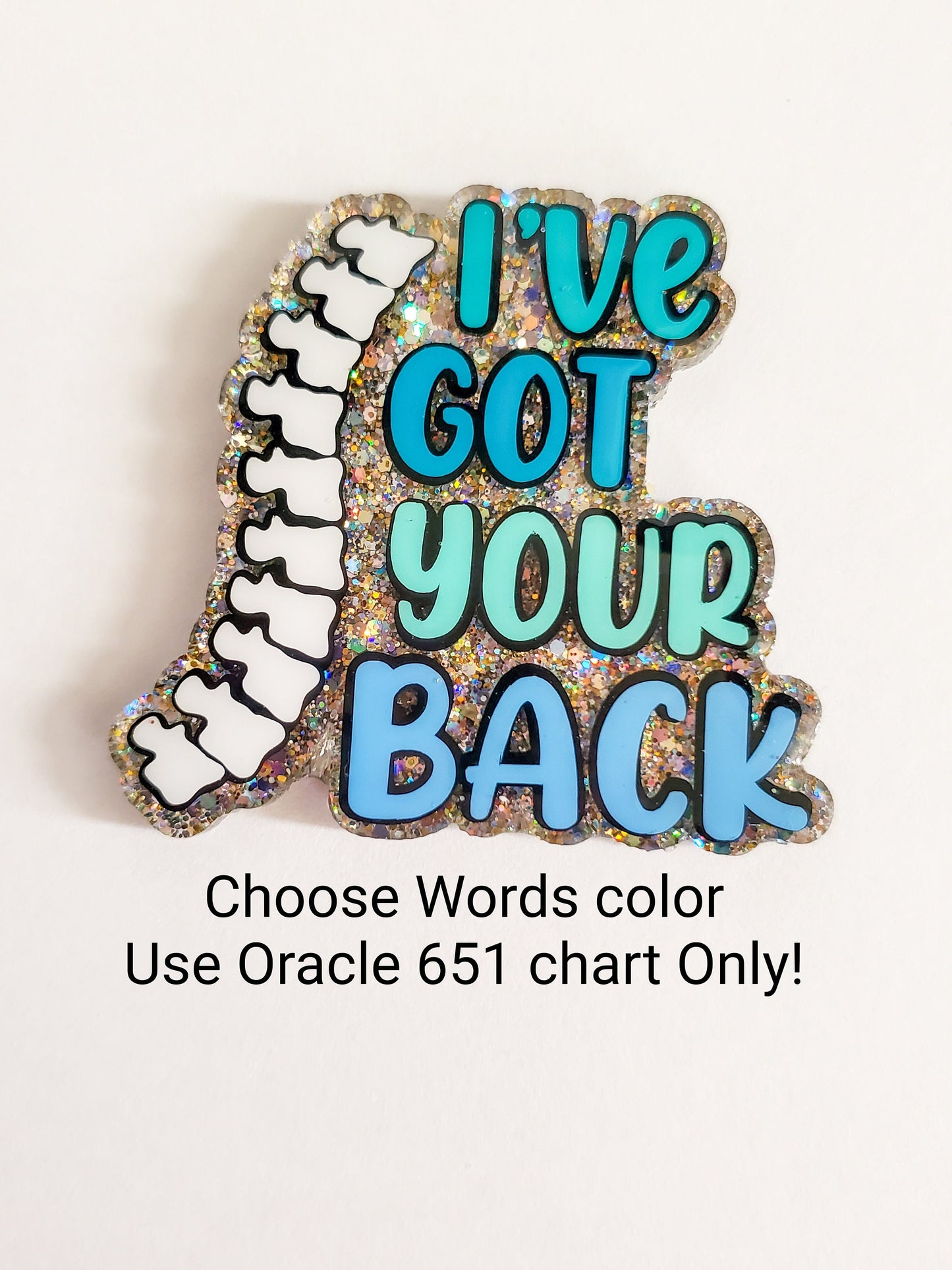 I've got your back badge reel| Orthopedic badge reel| badge holder| Id holder| medical badge| Retractable badge| badge clip| interchangeable