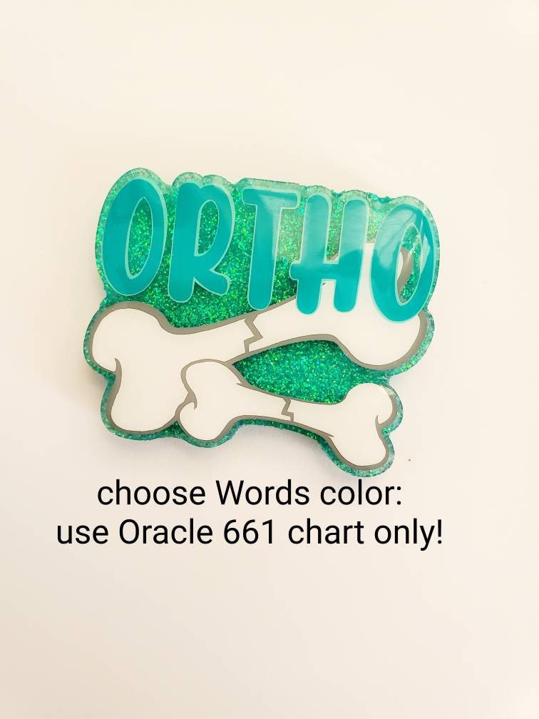 Ortho badge reel| Ortho badge holder| badge clip| id holder| medical badge| retractable badge| Ortho gift| glitter badge| badge