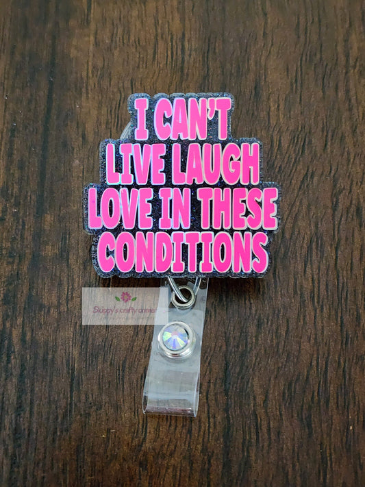 I cant live badge reel| funny badge reel| badge holder| badge clip| id holder| badge reel funny| personalized badge| glitter badge| nurse