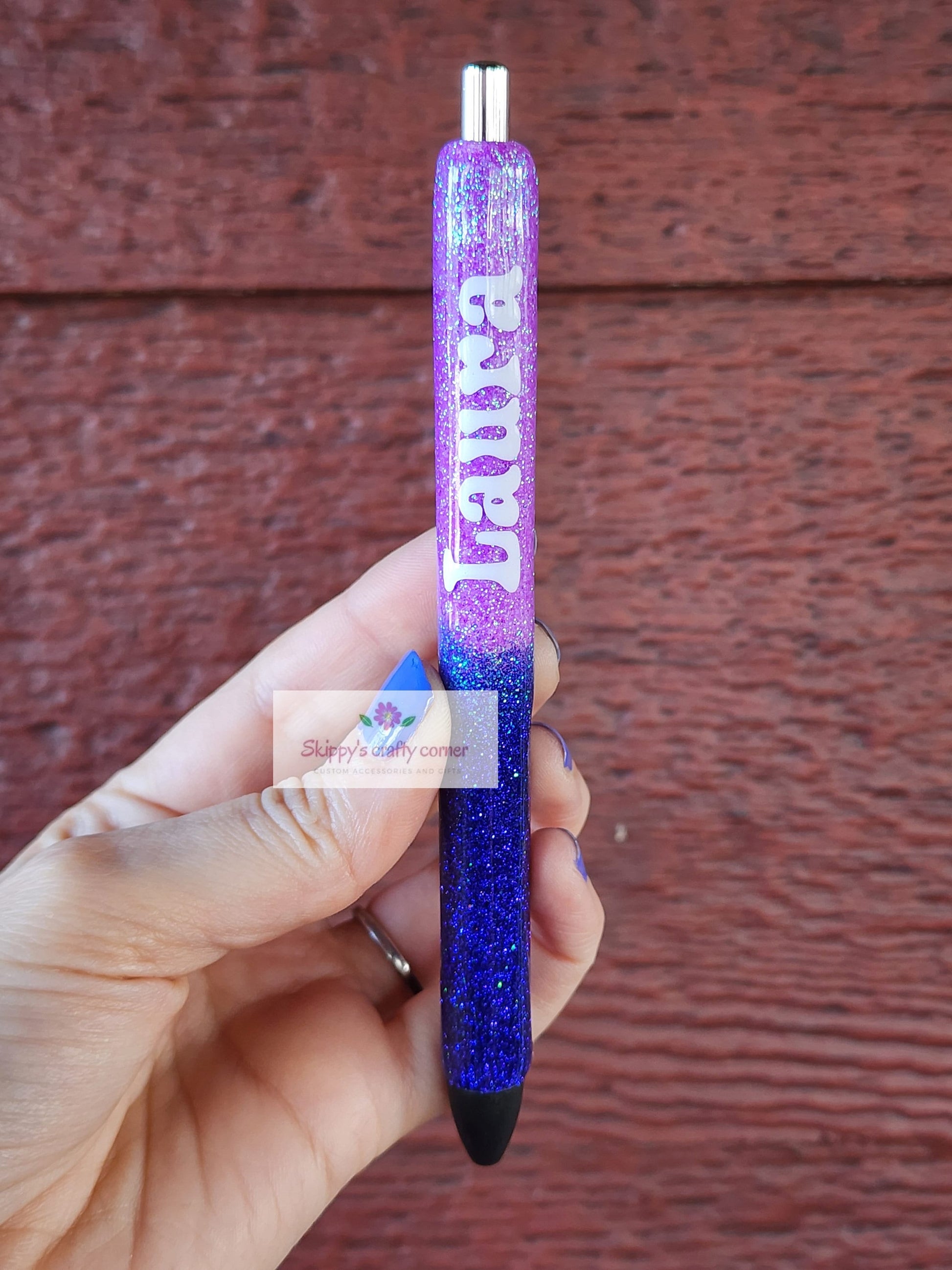 Ombre Glitter pen| Name Glitter pen| Personalized Pen| Glitter pens| nurse pens| Teacher pens| pen| customized glitter pens| back to school