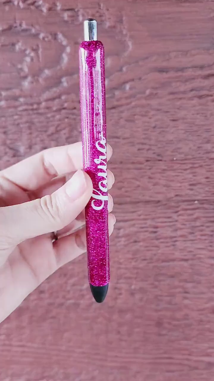 Glitter pen| Name Glitter pen| Personalized Pen| Glitter pens| nurse pens| Teacher pens| pen| customized glitter pens| back to school