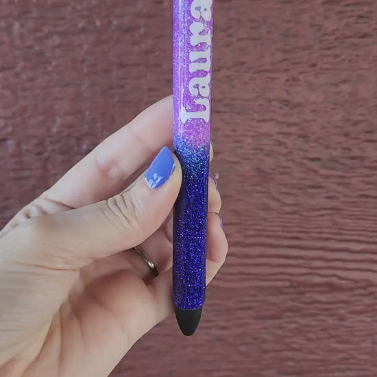 Ombre Glitter pen| Name Glitter pen| Personalized Pen| Glitter pens| nurse pens| Teacher pens| pen| customized glitter pens| back to school