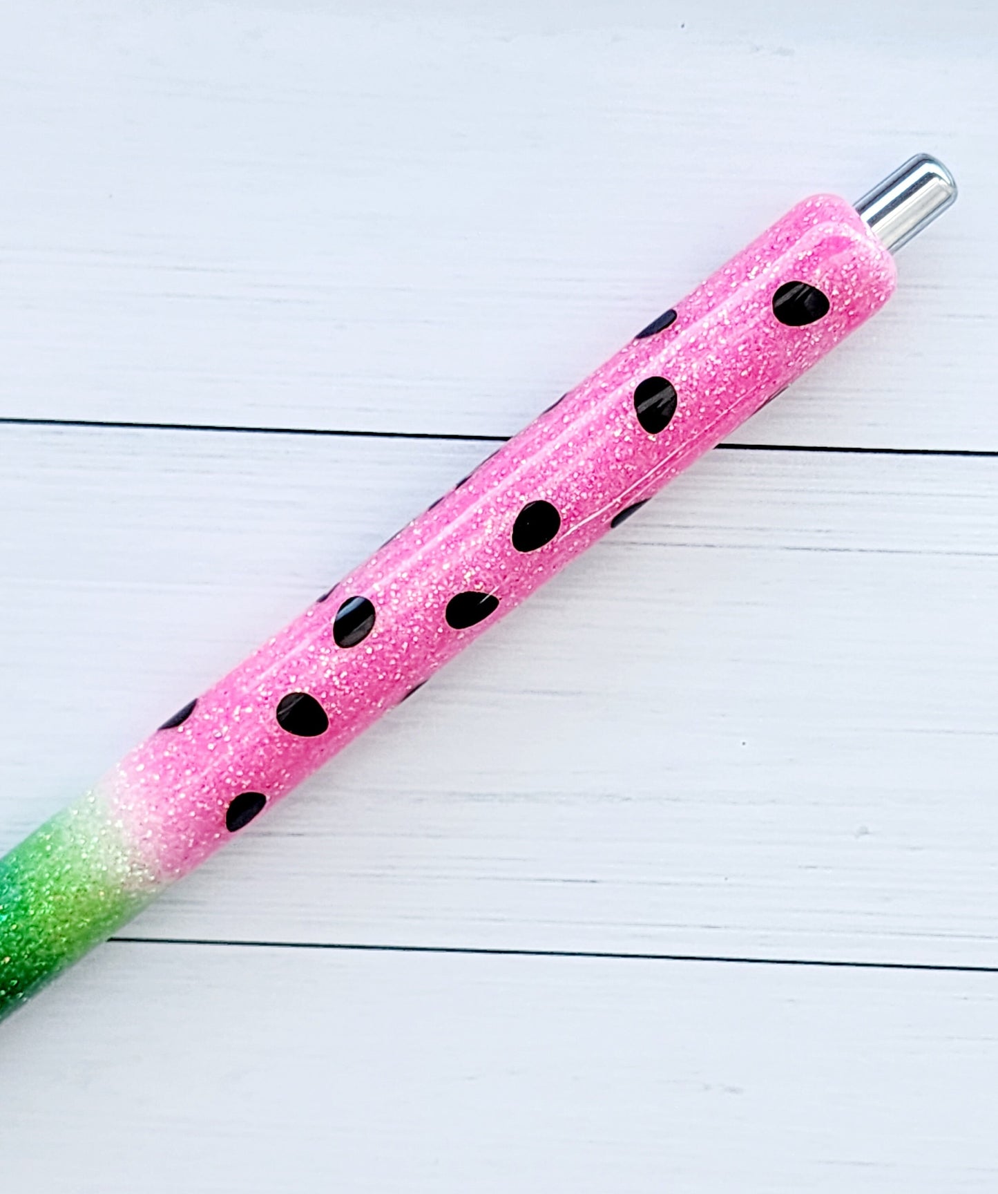 Watermelon pen| Watermelon glitter pen| personalized pen| glitter pen| summer pen| nurse gift| Teacher gift| pen lover gift